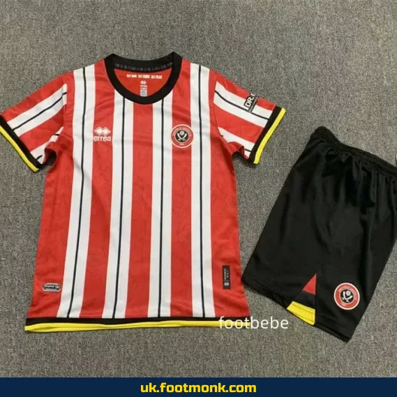 Sheffield United 2024-2025 home kids' jersey.