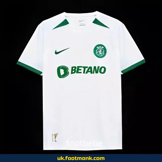 Special edition white Sporting CP 2024 jersey.
