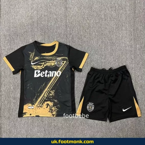 Sporting CP 2024-2025 Kids Third Jersey.