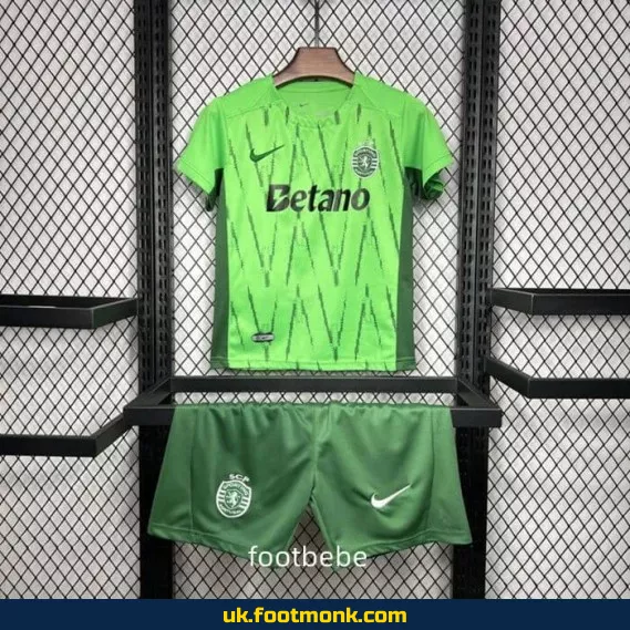 Sporting CP Kids Jersey 2024 2025 green.