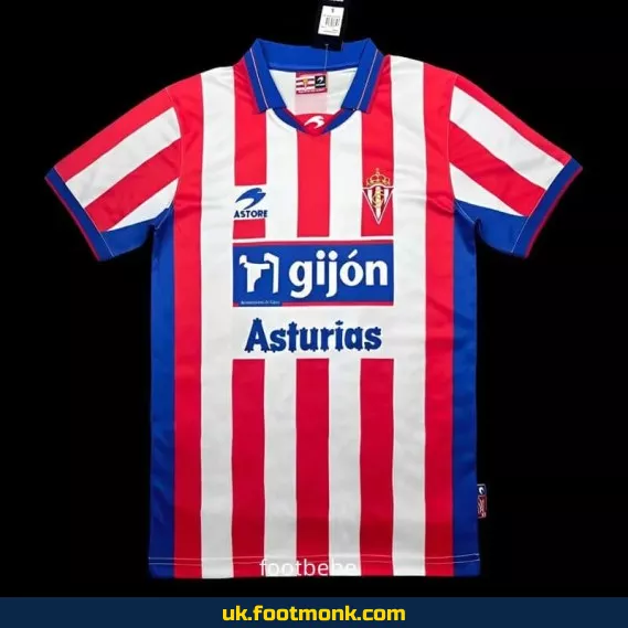 Vintage Sporting de Gijón home jersey 2001-2002.