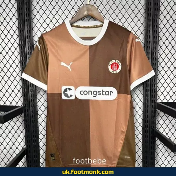 St. Pauli home jersey 2024 2025.