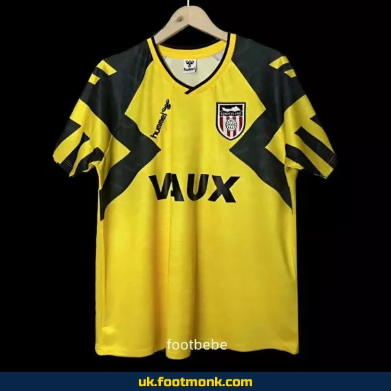 Sunderland Vintage 1992 1993 away yellow jersey.