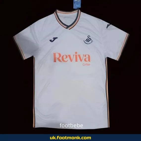 Swansea City 2024-2025 home jersey White.