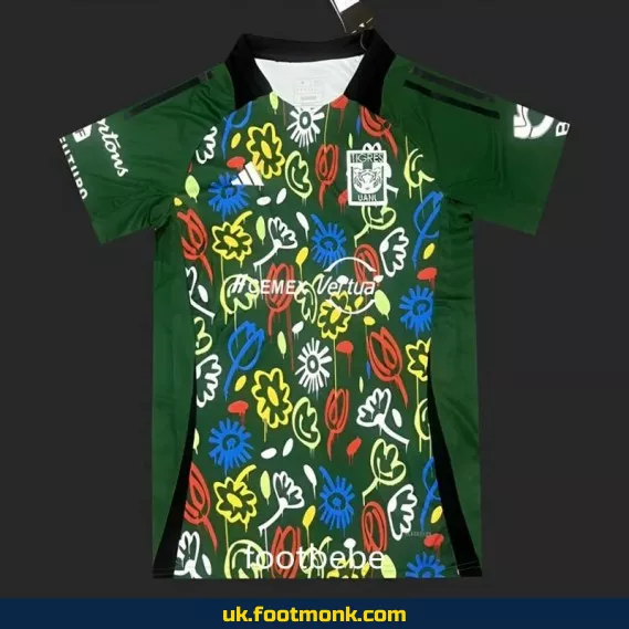 Tigres UANL 2024-2025 green jersey.