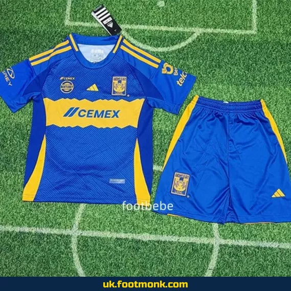 Tigres UANL Kids Away Jersey 2024 2025.