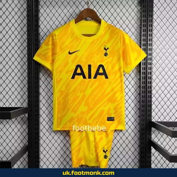Tottenham kids' jersey 2024-2025 yellow.