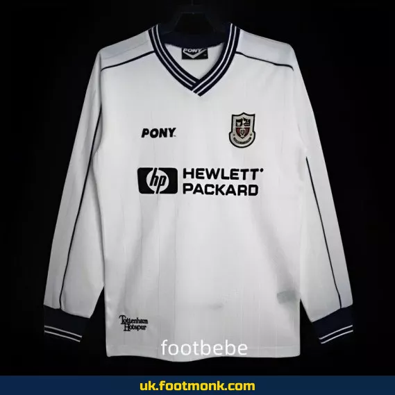 Tottenham vintage 1997-1999 home long-sleeved jersey.