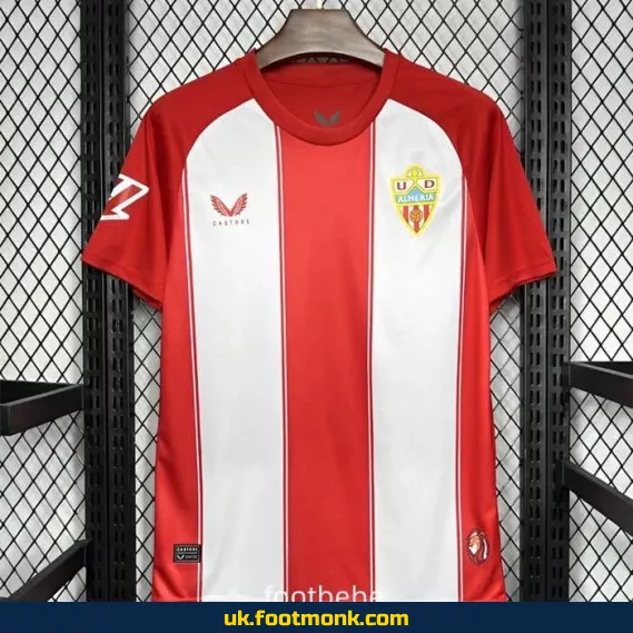 UD Almería 2024-2025 home jersey.