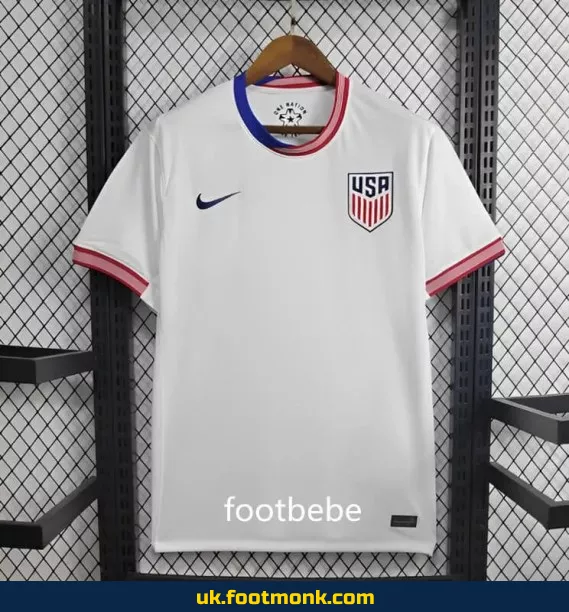 USA home jersey 2024 2025 white.