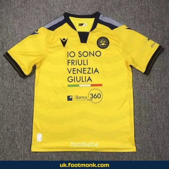 Udinese away jersey 2024-2025 yellow.