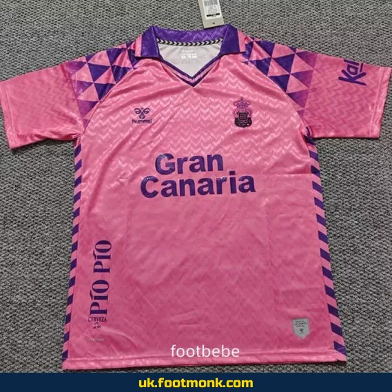 Las Palmas Football Club 2024-2025 pink jersey.