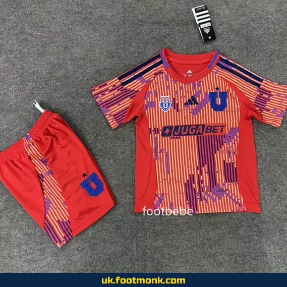 University of Chile Children's Jersey 2025 2026 orange.