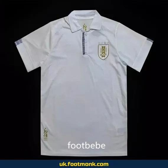 Uruguay 2024 away white jersey.