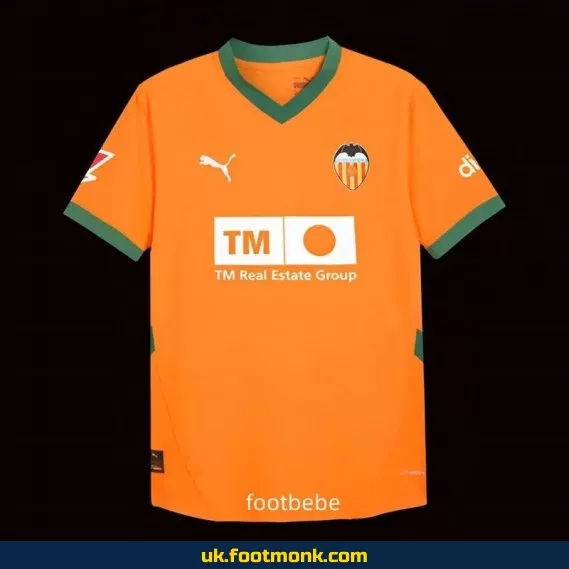 Valencia 2024-2025 third orange jersey.