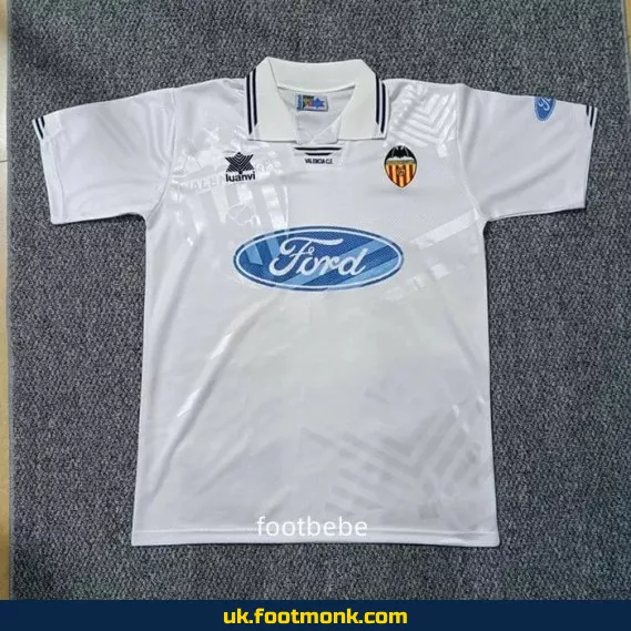Valencia Vintage Jersey 1995 1996 White.