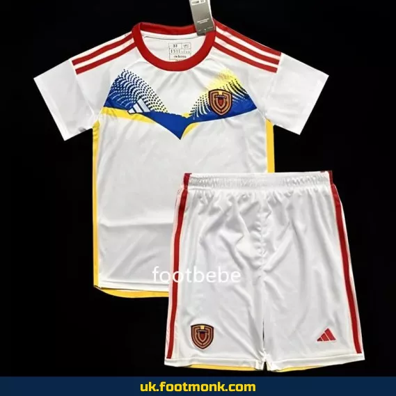 Venezuela 2024 America Cup Kids Jersey White.