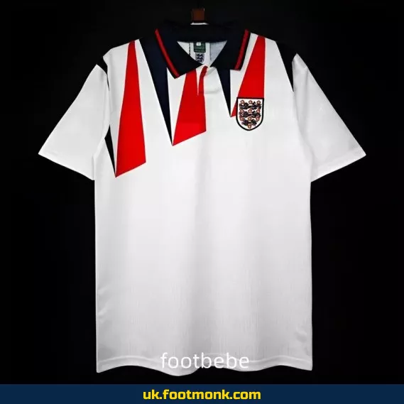 England 1992 home vintage jersey White.