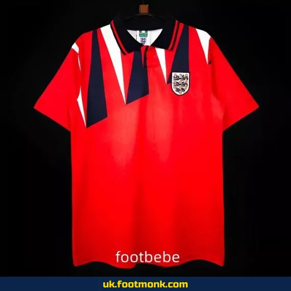 Vintage England 1992 away red jersey.