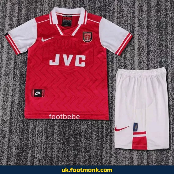 Vintage Arsenal Home Jersey Kids 1996 1997.