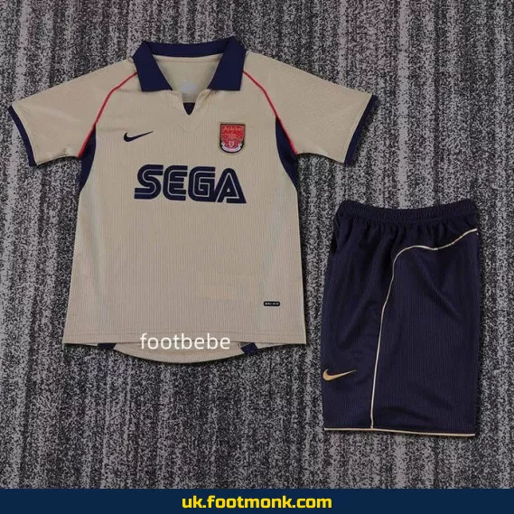 Vintage Arsenal Away Jersey Kids 2001 2002.