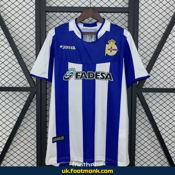 Vintage Deportivo La Coruna 2003-2004 home jersey.