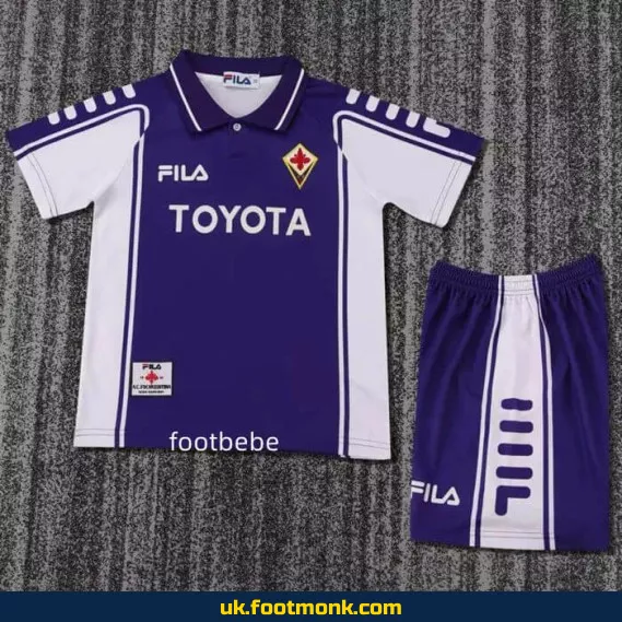 Vintage Fiorentina Home Jersey Kids 1999 2000.