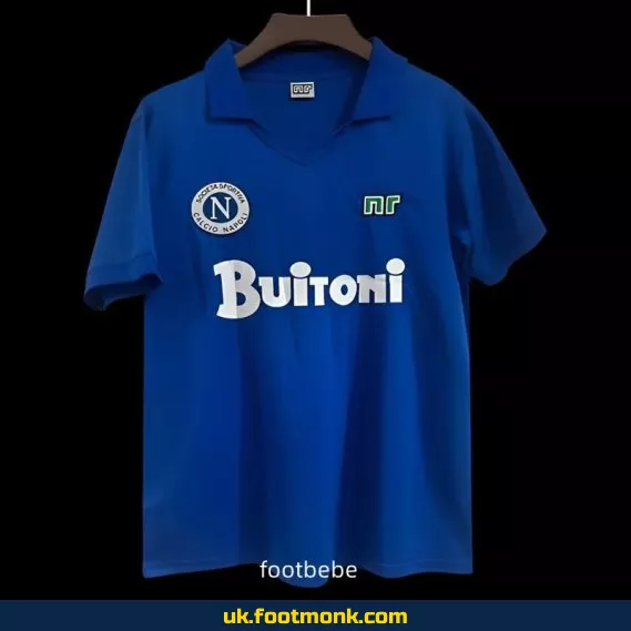 Vintage 1985 1986 Naples home jersey.