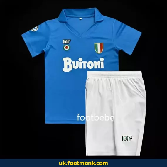 Vintage Naples Home Jersey Child 1987 1988.