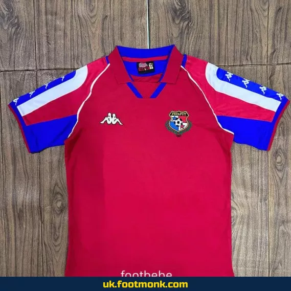 Vintage Panama 1998 1999 home red jersey.