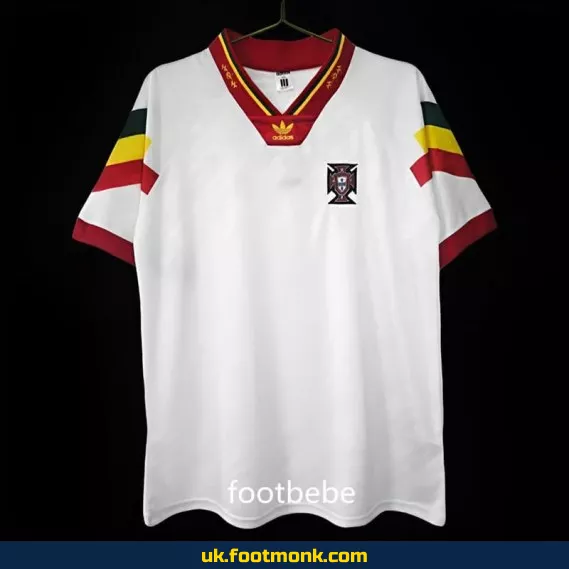 Vintage Portugal jersey 1992 1994 away white.
