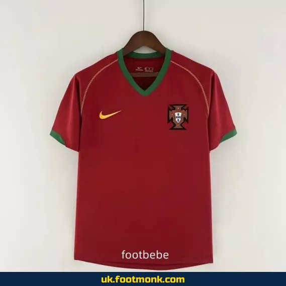 Vintage Portugal 2006 home jersey.
