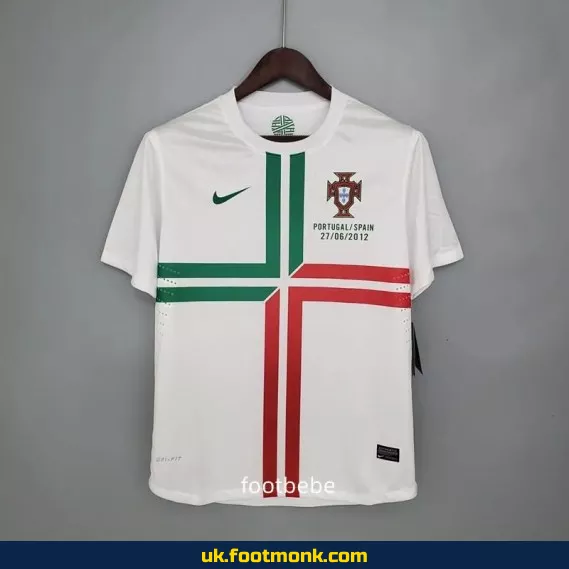 Vintage Portugal 2012 away white jersey.