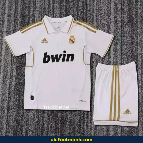 Vintage Real Madrid Home Jersey Kids 2011 2012.