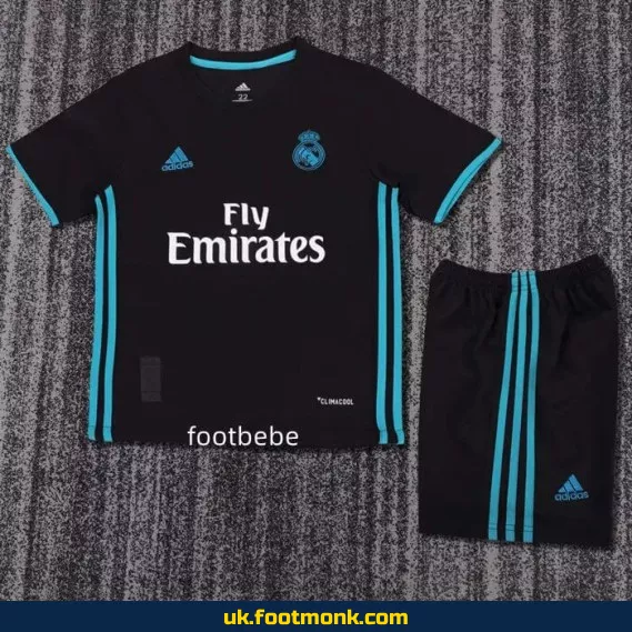 Vintage Real Madrid Away Jersey Kids 2017 2018.