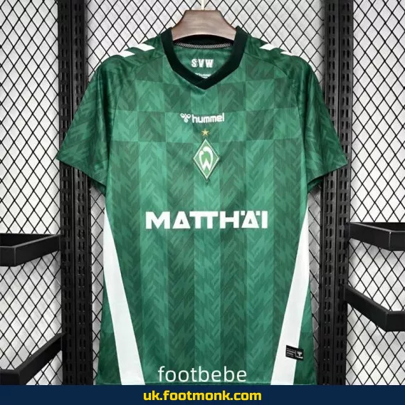 Werder Bremen 2024-2025 home green jersey.
