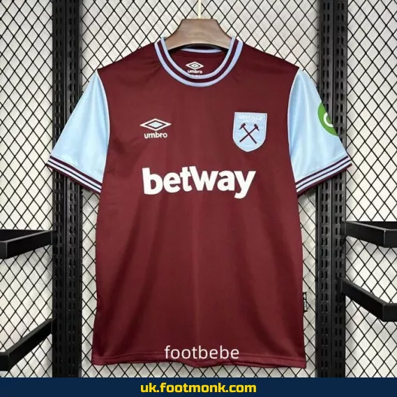 West Ham United 2024-2025 home jersey.