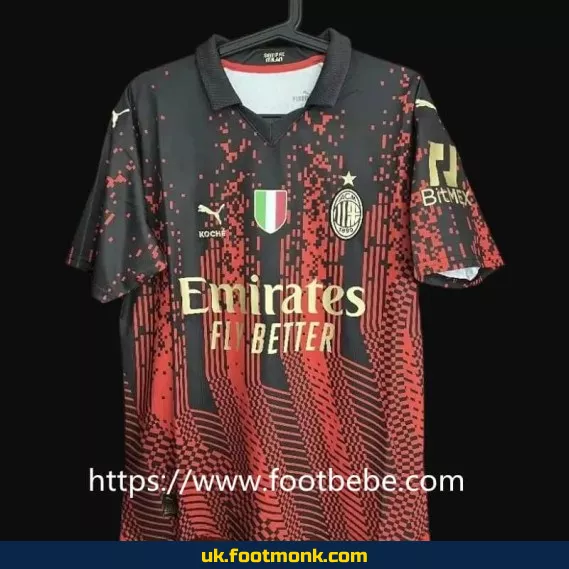 AC Milan 2023 football jersey X Koché special edition.