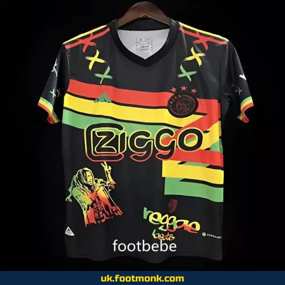 Ajax 2023 2024 black training football jersey.