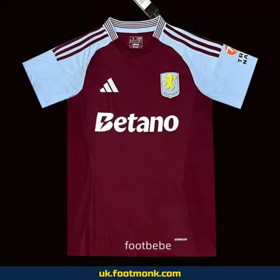 Aston Villa 2024-2025 home football jersey.