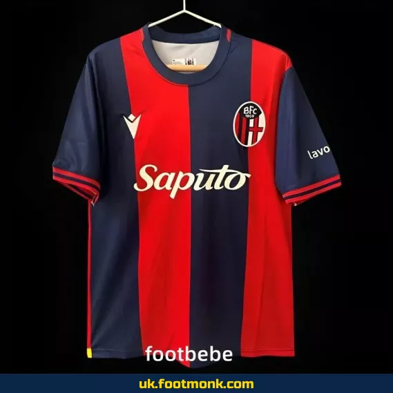 Bologna home football jersey 2024-2025.