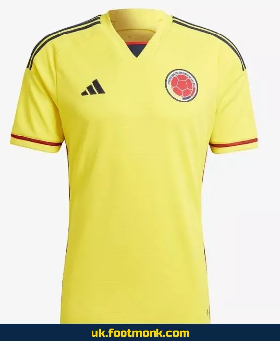 Colombia home football jersey 2022 2023.