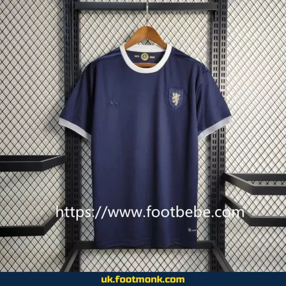 Scotland football jersey 2023 150th anniversary.