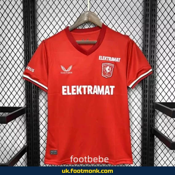 FC Twente home red football jersey 2024 2025.