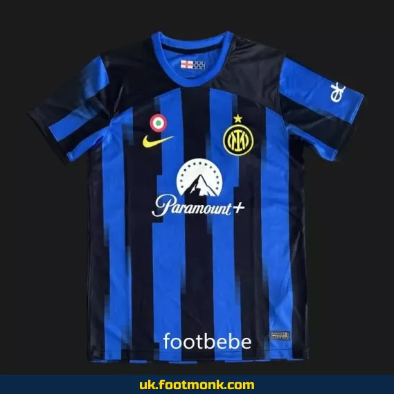 Inter Milan 2023 2024 home football jersey.