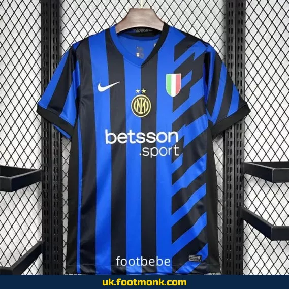 Inter Milan 2024-2025 home football jersey.