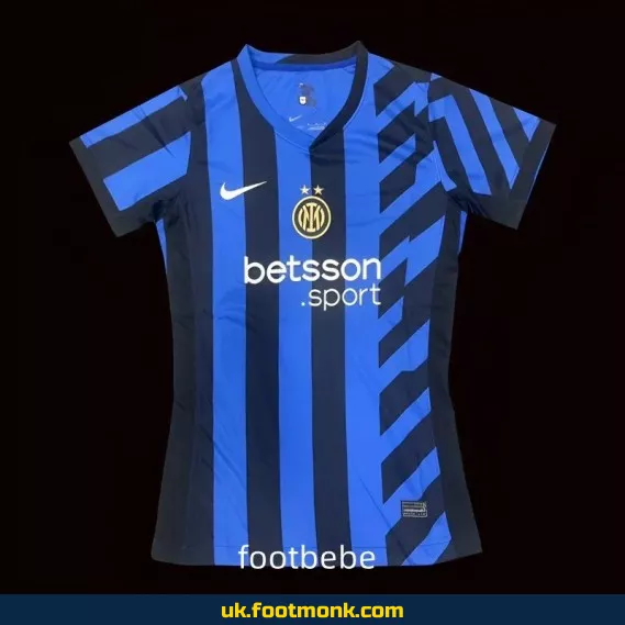 Inter Milan Women's 2024-2025 home football jersey.