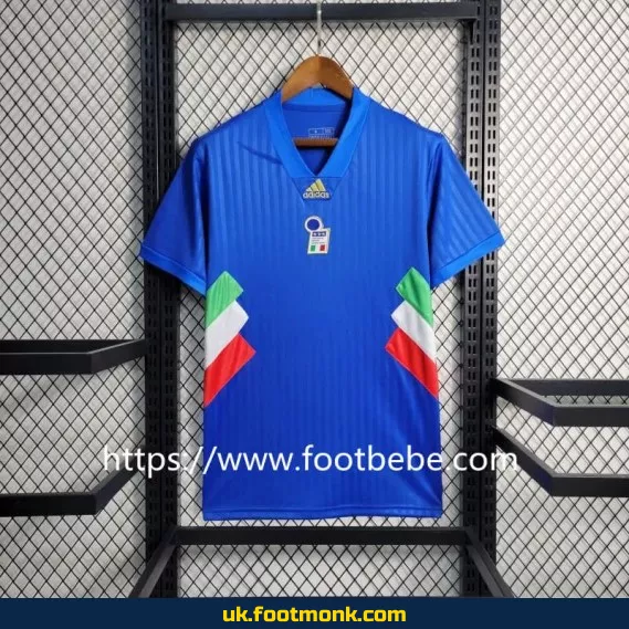 Italy 2023 Icons Remake blue football jersey.