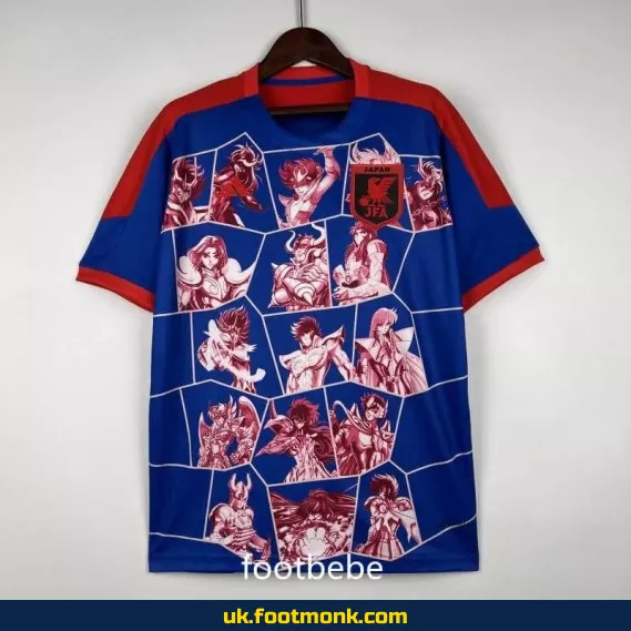 Japan football jersey 2023 2024 Saint Seiya.