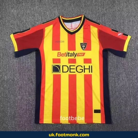 Lecce home football jersey 2024-2025.